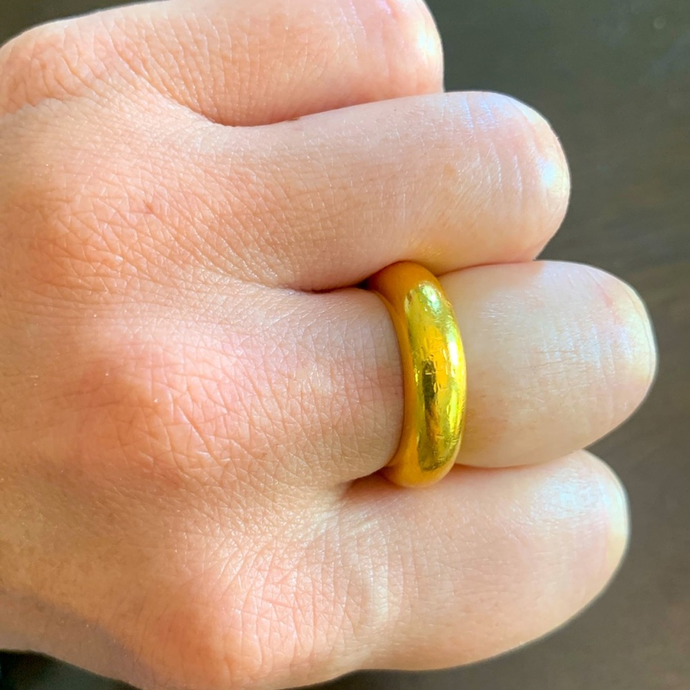 18k gold vermeil stacking  Ring